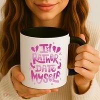 Id Rather Date Myself Anti Valentines Day Funny Coffee Mug thumb 3