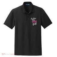 It's Race Day Y’all Checkered Flag Pit Crew Racing Track Gift Dry Zone Grid Polo thumb 0