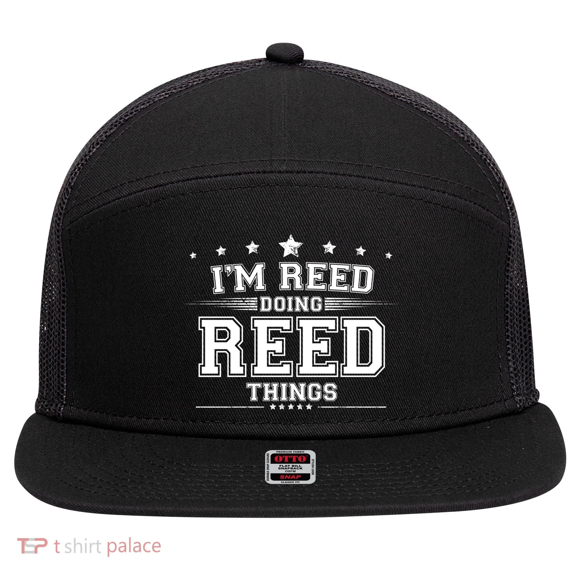 Im Reed Doing Reed Things 7 Panel Mesh Trucker Snapback Hat