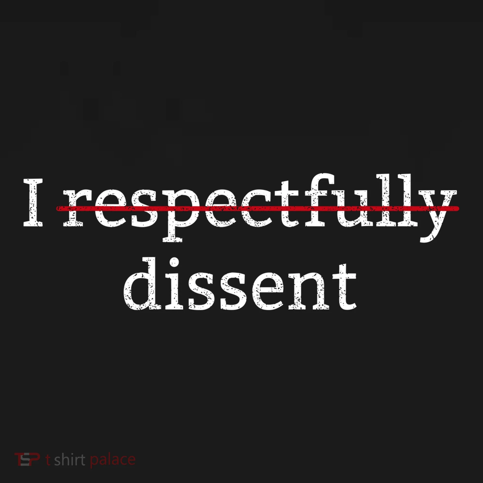 I Respectfully Dissent Doggie Tank