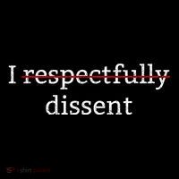 I Respectfully Dissent Button thumb 1