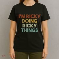 I'm Ricky Doing Ricky Things Funny First Name Ricky T-Shirt thumb 4