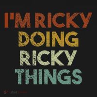 I'm Ricky Doing Ricky Things Funny First Name Ricky Bucket Hat thumb 4