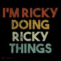 I'm Ricky Doing Ricky Things Funny First Name Ricky Mousepad thumb 1