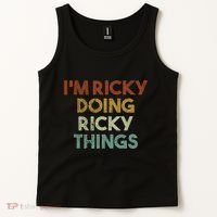 I'm Ricky Doing Ricky Things Funny First Name Ricky Tank Top thumb 2