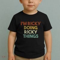 I'm Ricky Doing Ricky Things Funny First Name Ricky Toddler T-Shirt thumb 2