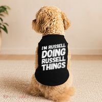 I'M RUSSELL DOING RUSSELL THINGS Personalized Name Gifts Doggie Tank thumb 2