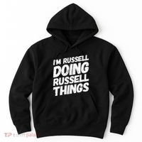 I'M RUSSELL DOING RUSSELL THINGS Personalized Name Gifts Hoodie thumb 0