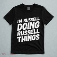 I'M RUSSELL DOING RUSSELL THINGS Personalized Name Gifts T-Shirt thumb 5