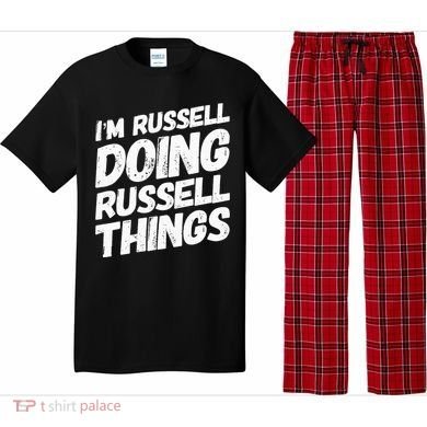 I'M RUSSELL DOING RUSSELL THINGS Personalized Name Gifts Pajama Set