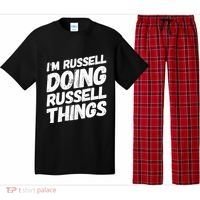 I'M RUSSELL DOING RUSSELL THINGS Personalized Name Gifts Pajama Set thumb 0