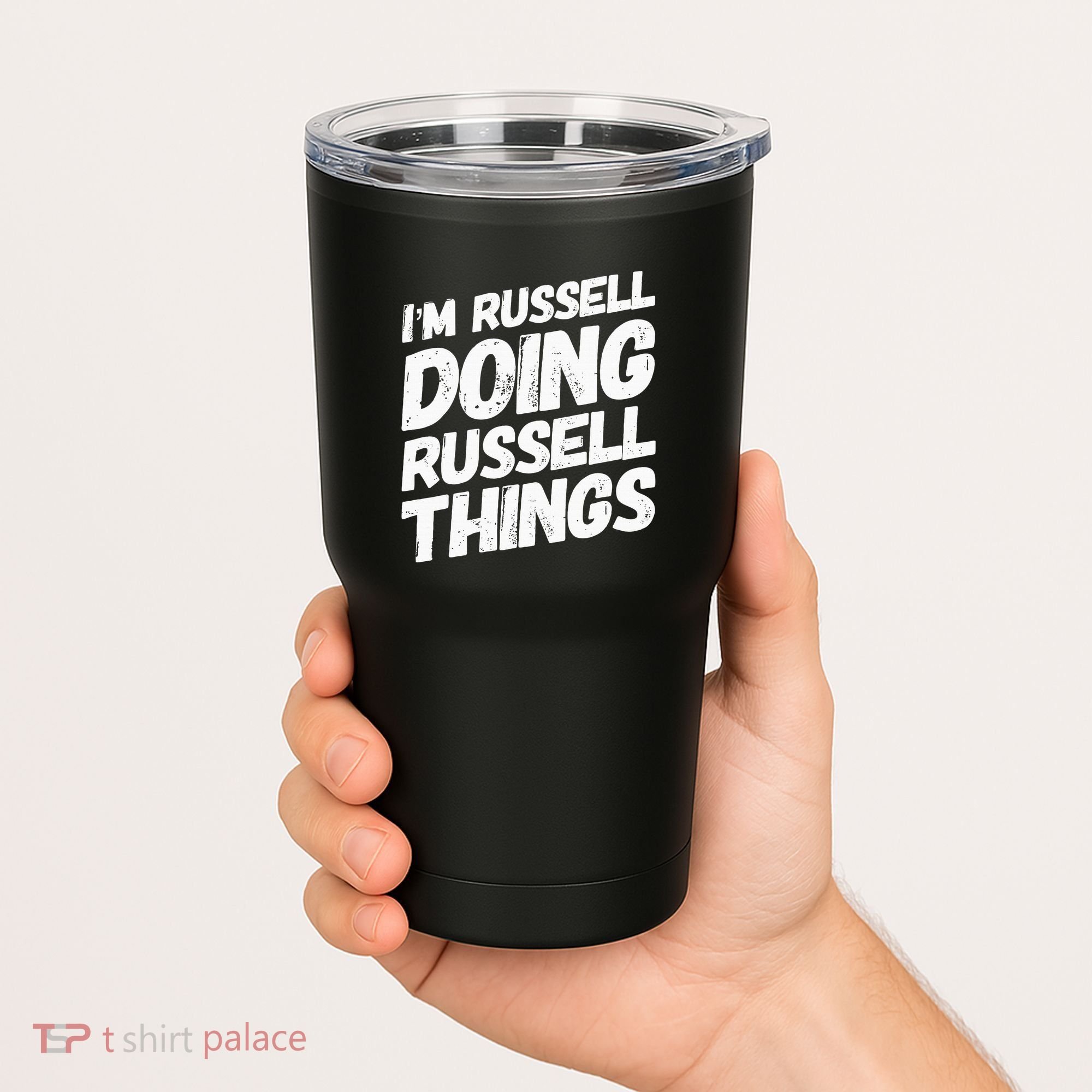 I'M RUSSELL DOING RUSSELL THINGS Personalized Name Gifts Tumbler