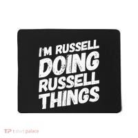 I'M RUSSELL DOING RUSSELL THINGS Personalized Name Gifts Mousepad thumb 0