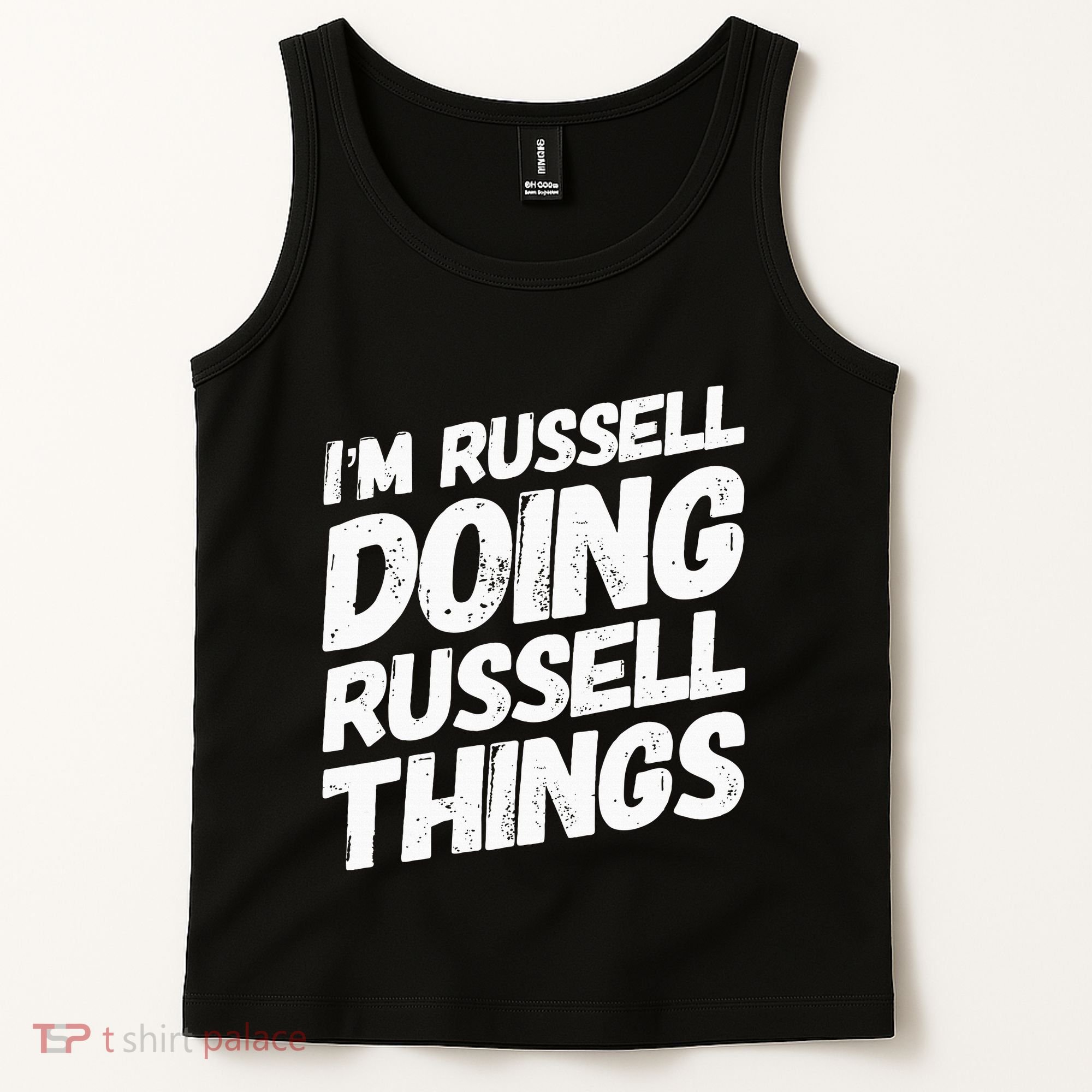 I'M RUSSELL DOING RUSSELL THINGS Personalized Name Gifts Tank Top