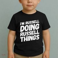 I'M RUSSELL DOING RUSSELL THINGS Personalized Name Gifts Toddler T-Shirt thumb 2