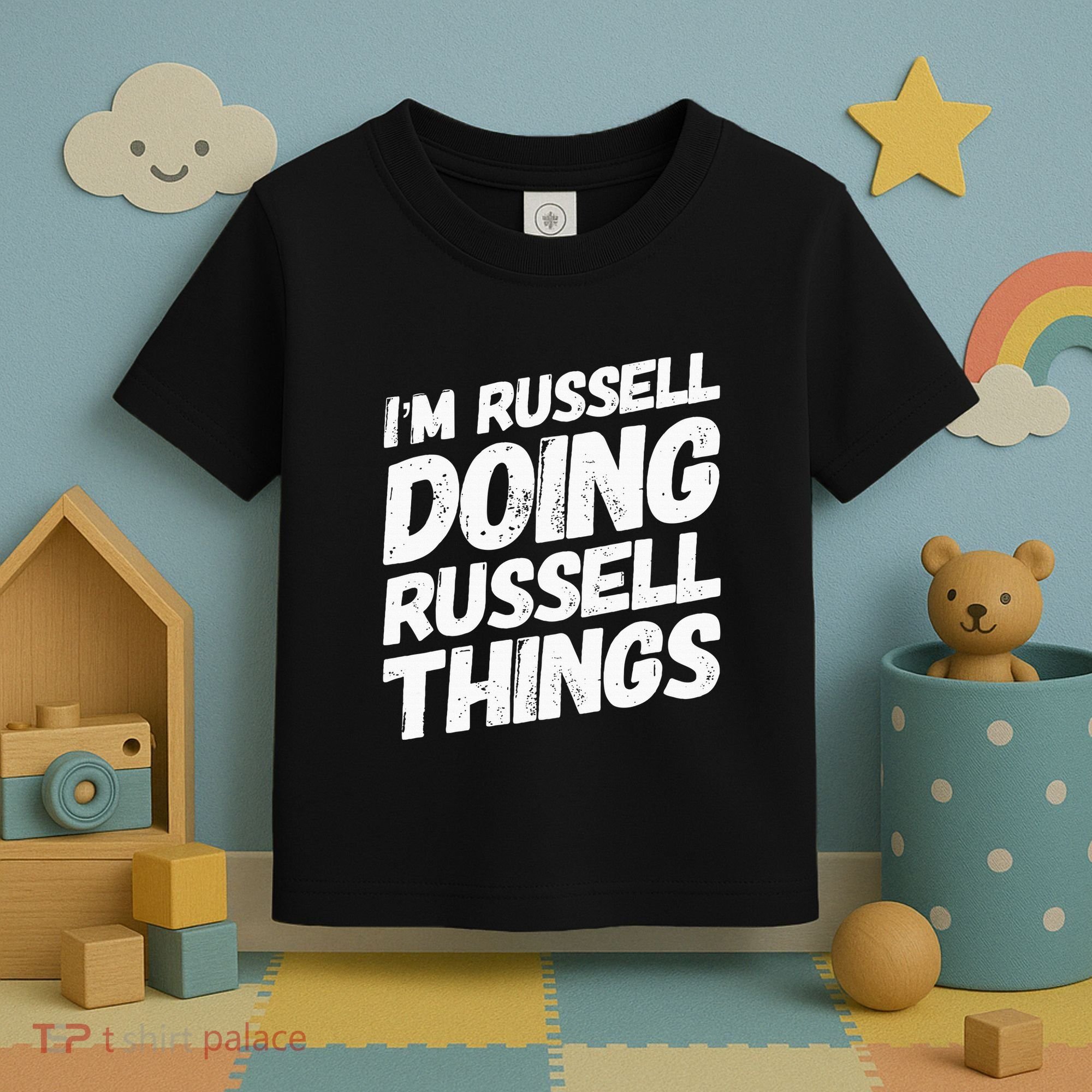 I'M RUSSELL DOING RUSSELL THINGS Personalized Name Gifts Toddler T-Shirt