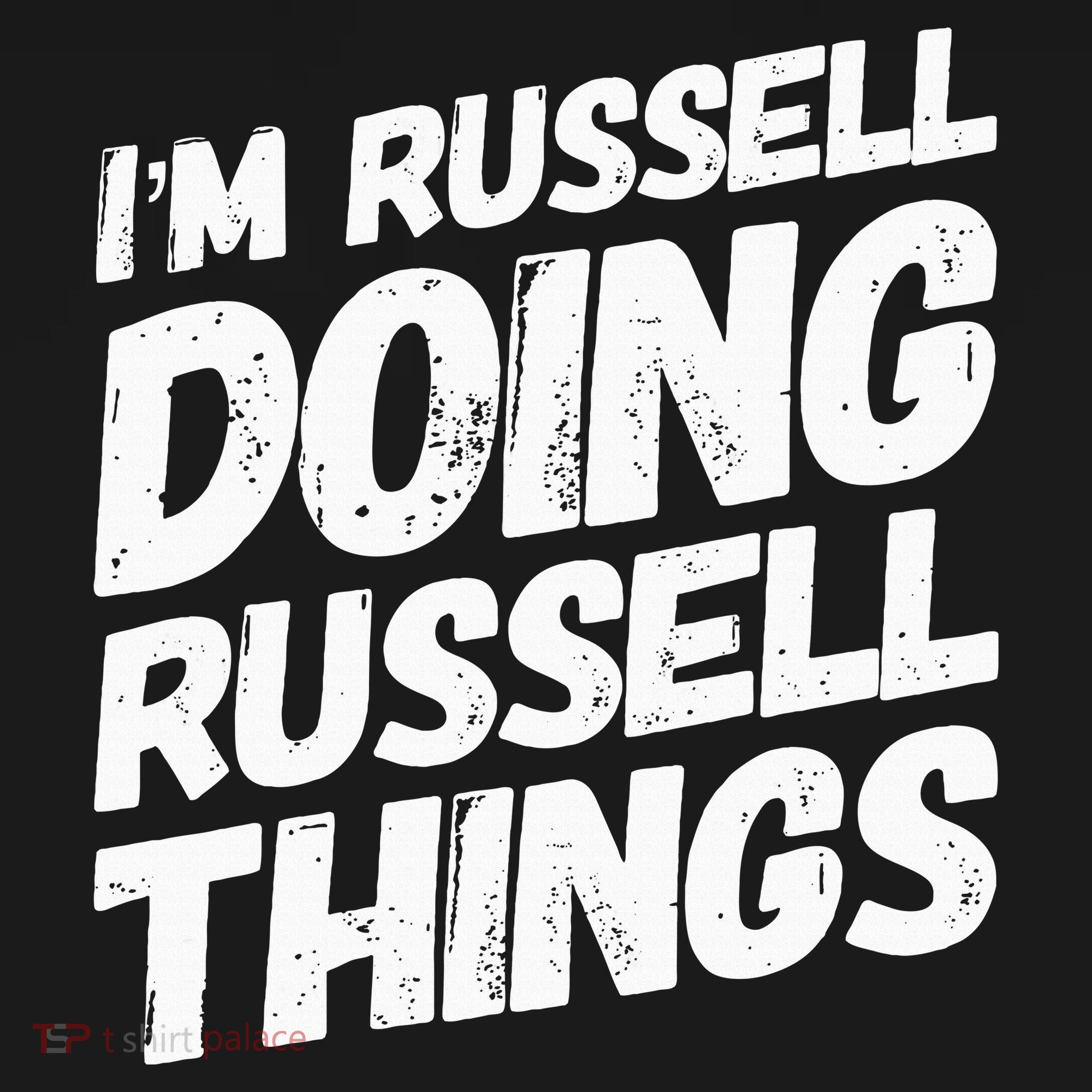 I'M RUSSELL DOING RUSSELL THINGS Personalized Name Gifts Kids Long Sleeve Shirt