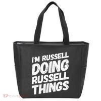 I'M RUSSELL DOING RUSSELL THINGS Personalized Name Gifts Tote Bag thumb 0