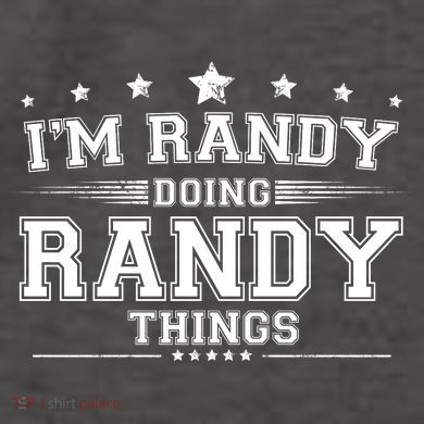 Im Randy Doing Randy Things Vector Backpack