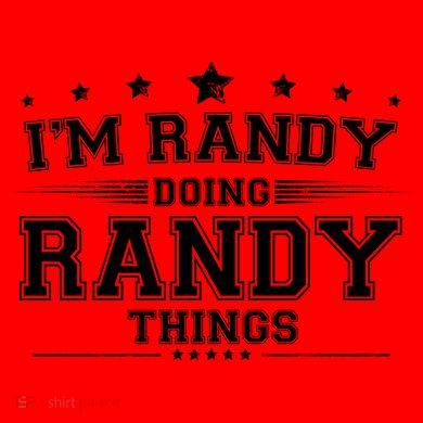 Im Randy Doing Randy Things Santa Hat