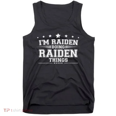 Im Raiden Doing Raiden Things Tank Top