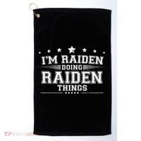 Im Raiden Doing Raiden Things Golf Towel thumb 0