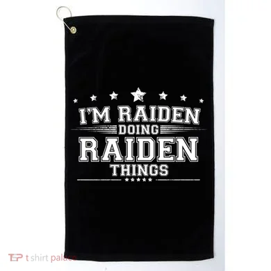 Im Raiden Doing Raiden Things Golf Towel