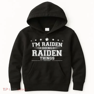 Im Raiden Doing Raiden Things Kids Hoodie