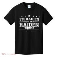Im Raiden Doing Raiden Things Kids T-Shirt thumb 0