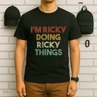 IM Ricky Doing Ricky Things Funny First Name Ricky T-Shirt thumb 6