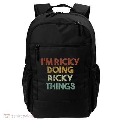 IM Ricky Doing Ricky Things Funny First Name Ricky Backpack
