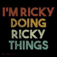 IM Ricky Doing Ricky Things Funny First Name Ricky Women's Hoodie thumb 2