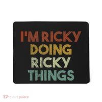 IM Ricky Doing Ricky Things Funny First Name Ricky Mousepad thumb 0