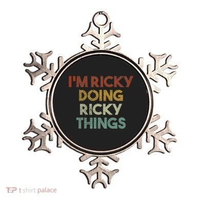 IM Ricky Doing Ricky Things Funny First Name Ricky Ornament