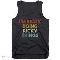 IM Ricky Doing Ricky Things Funny First Name Ricky Tank Top thumb 0