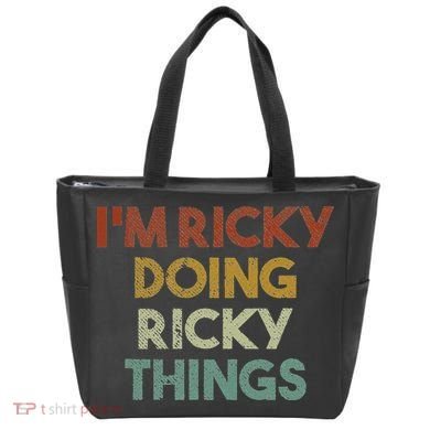 IM Ricky Doing Ricky Things Funny First Name Ricky Tote Bag
