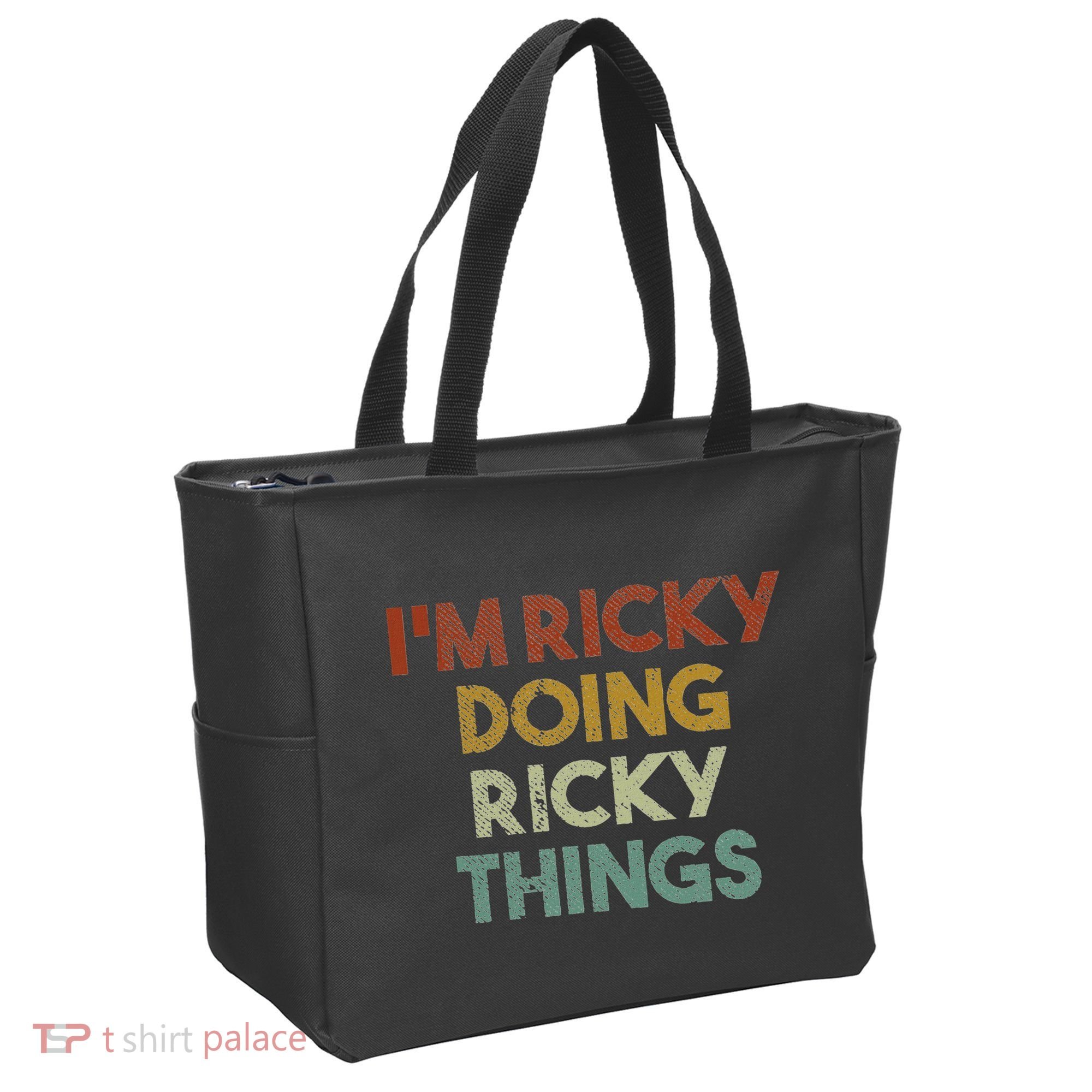 IM Ricky Doing Ricky Things Funny First Name Ricky Tote Bag