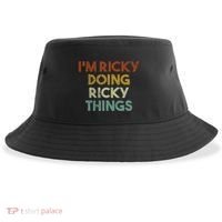 I'm Ricky Doing Ricky Things Funny First Name Ricky Sustainable Bucket Hat thumb 0