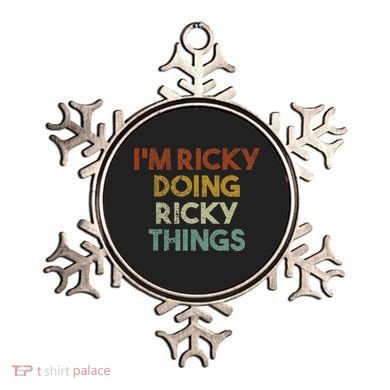I'm Ricky Doing Ricky Things Funny First Name Ricky Ornament
