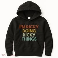 I'm Ricky Doing Ricky Things Funny First Name Ricky Kids Hoodie thumb 0