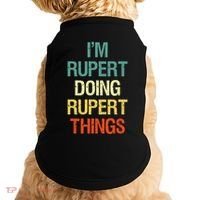 IM Rupert Doing Rupert Things Personalized First Name Gift Doggie Tank thumb 0