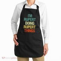 IM Rupert Doing Rupert Things Personalized First Name Gift Apron thumb 2