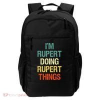 IM Rupert Doing Rupert Things Personalized First Name Gift Backpack thumb 0