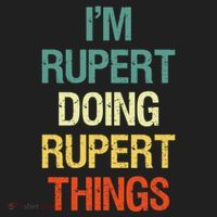 IM Rupert Doing Rupert Things Personalized First Name Gift Beanie thumb 2