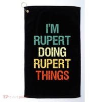 IM Rupert Doing Rupert Things Personalized First Name Gift Golf Towel thumb 0
