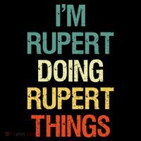 IM Rupert Doing Rupert Things Personalized First Name Gift Toddler T-Shirt thumb 4