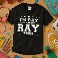 Im Ray Doing Ray Things Kids T-Shirt thumb 3