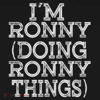 I'm Ronny Doing Ronny Things Family Reunion First Name Gift Women's Hoodie thumb 2