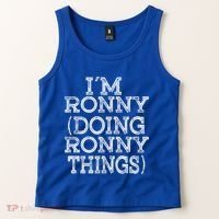 I'm Ronny Doing Ronny Things Family Reunion First Name Gift Tank Top thumb 2