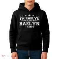 Im Raelyn Doing Raelyn Things Kids Hoodie thumb 4